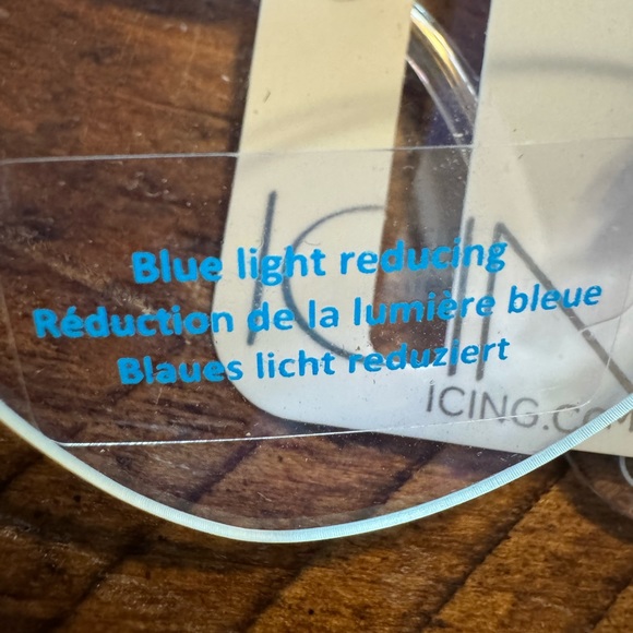 NWT heart shaped glasses blue light reducing - Picture 3 of 3